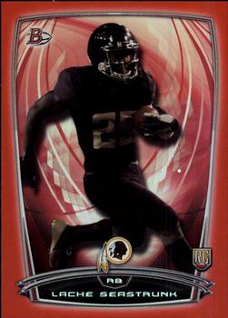 2014 Bowman - Rookies Rainbow Red #44 Lache Seastrunk Front