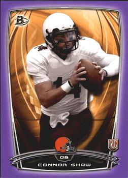 2014 Bowman - Rookies Purple #74 Connor Shaw Front