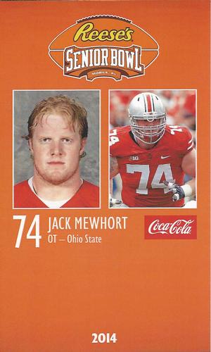 2014 Senior Bowl #NNO Jack Mewhort Front