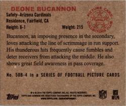 2014 Bowman - Mini #50B-4 Deone Bucannon Back