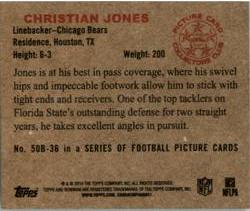 2014 Bowman - Mini #50B-36 Christian Jones Back