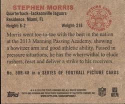 2014 Bowman - Mini #50B-48 Stephen Morris Back