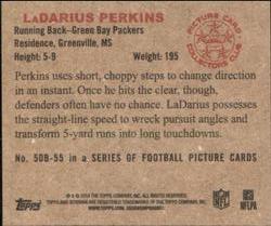 2014 Bowman - Mini #50B-55 LaDarius Perkins Back