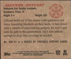 2014 Bowman - Mini #50B-67 Jackson Jeffcoat Back