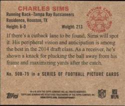 2014 Bowman - Mini #50B-75 Charles Sims Back