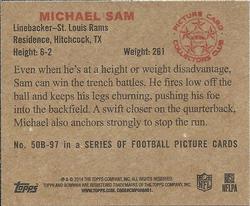 2014 Bowman - Mini #50B-97 Michael Sam Back