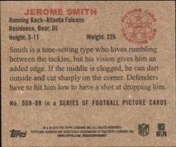 2014 Bowman - Mini #50B-99 Jerome Smith Back