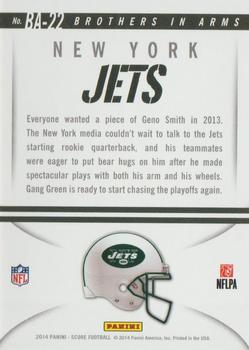 2014 Panini Hot Rookies - Brothers In Arms Gold #BA-22 New York Jets Back