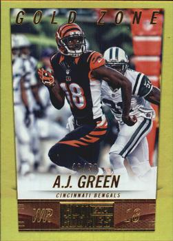 2014 Panini Hot Rookies - Gold Zone #45 A.J. Green Front