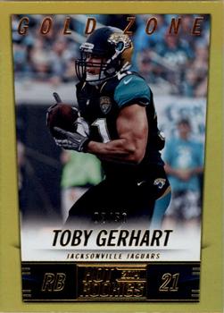2014 Panini Hot Rookies - Gold Zone #105 Toby Gerhart Front