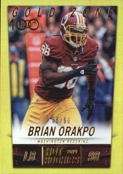 2014 Panini Hot Rookies - Gold Zone #319 Brian Orakpo Front