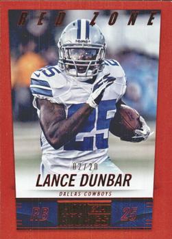 2014 Panini Hot Rookies - Red Zone #62 Lance Dunbar Front