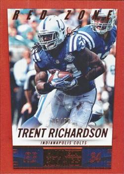 2014 Panini Hot Rookies - Red Zone #98 Trent Richardson Front