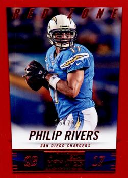 2014 Panini Hot Rookies - Red Zone #177 Philip Rivers Front