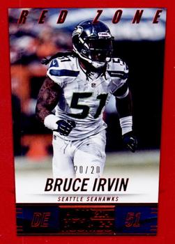 2014 Panini Hot Rookies - Red Zone #196 Bruce Irvin Front