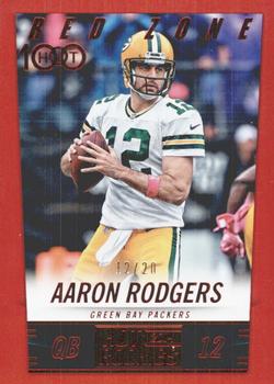 2014 Panini Hot Rookies - Red Zone #236 Aaron Rodgers Front