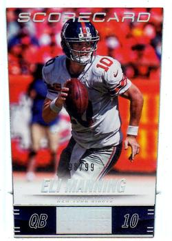 2014 Panini Hot Rookies - Scorecard #143 Eli Manning Front