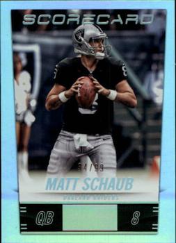 2014 Panini Hot Rookies - Scorecard #162 Matt Schaub Front