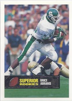 1994 Superior Rookies #11 Brice Abrams Front