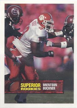 1994 Superior Rookies #13 Brentson Buckner Front