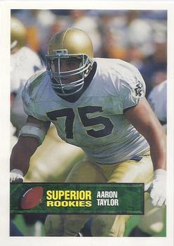 1994 Superior Rookies #16 Aaron Taylor Front