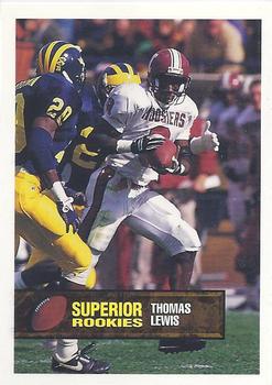 1994 Superior Rookies #30 Thomas Lewis Front