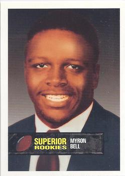 1994 Superior Rookies #39 Myron Bell Front
