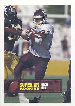 1994 Superior Rookies #40 Greg Hill Front