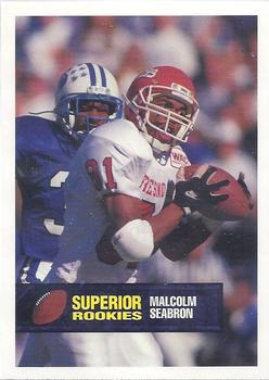1994 Superior Rookies #76 Malcolm Seabron Front