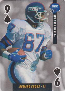 1995 Bicycle Ditka's Picks Playing Cards #9♠ Howard Cross Front