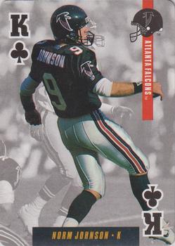1995 Bicycle Ditka's Picks Playing Cards #K♣ Norm Johnson Front