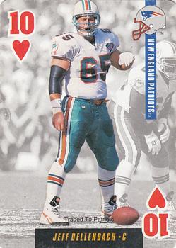 1995 Bicycle Ditka's Picks Playing Cards #10♥ Jeff Dellenbach Front