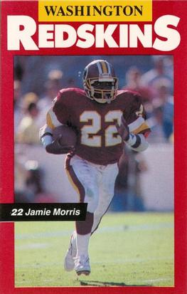 1989 Washington Redskins Police #22 Jamie Morris Front