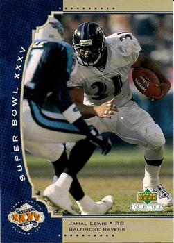 2001 Upper Deck Super Bowl XXXV #4 Jamal Lewis Front