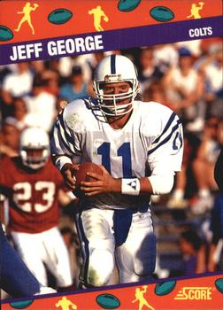 1991 Score 12th National Sports Collectors Convention #8 Jeff George Front