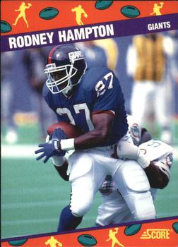 1991 Score 12th National Sports Collectors Convention #9 Rodney Hampton Front