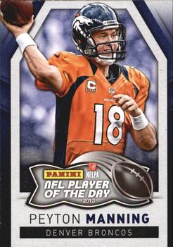 2013 Panini NFL Player of the Day #2 Peyton Manning Front