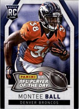 2013 Panini NFL Player of the Day #9 Montee Ball Front