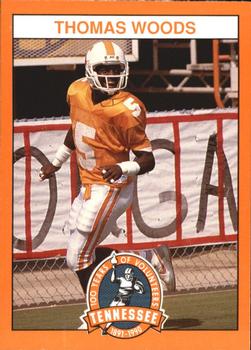 1990 Tennessee Volunteers Centennial #5 Thomas Woods Front