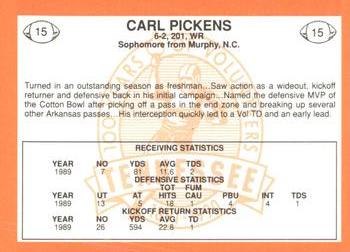 1990 Tennessee Volunteers Centennial #15 Carl Pickens Back
