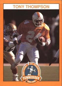 1990 Tennessee Volunteers Centennial #24 Tony Thompson Front