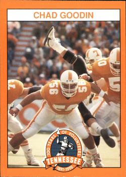 1990 Tennessee Volunteers Centennial #56 Chad Goodin Front