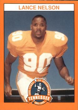 1990 Tennessee Volunteers Centennial #75 Lance Nelson Front