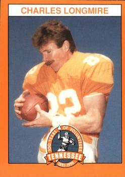 1990 Tennessee Volunteers Centennial #82 Charles Longmire Front
