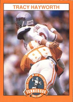 1990 Tennessee Volunteers Centennial #88 Tracy Hayworth Front