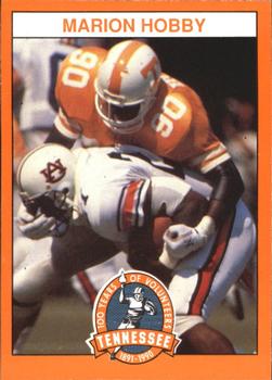 1990 Tennessee Volunteers Centennial #90 Marion Hobby Front