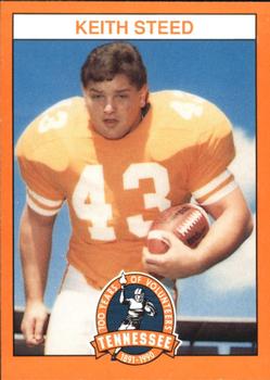 1990 Tennessee Volunteers Centennial #98 Keith Steed Front