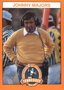 1990 Tennessee Volunteers Centennial #100 Johnny Majors Front