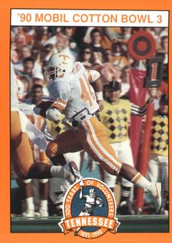 1990 Tennessee Volunteers Centennial #127 '90 Mobil Cotton Bowl 3 Front