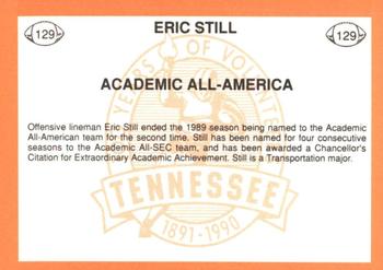1990 Tennessee Volunteers Centennial #129 Eric Still Back